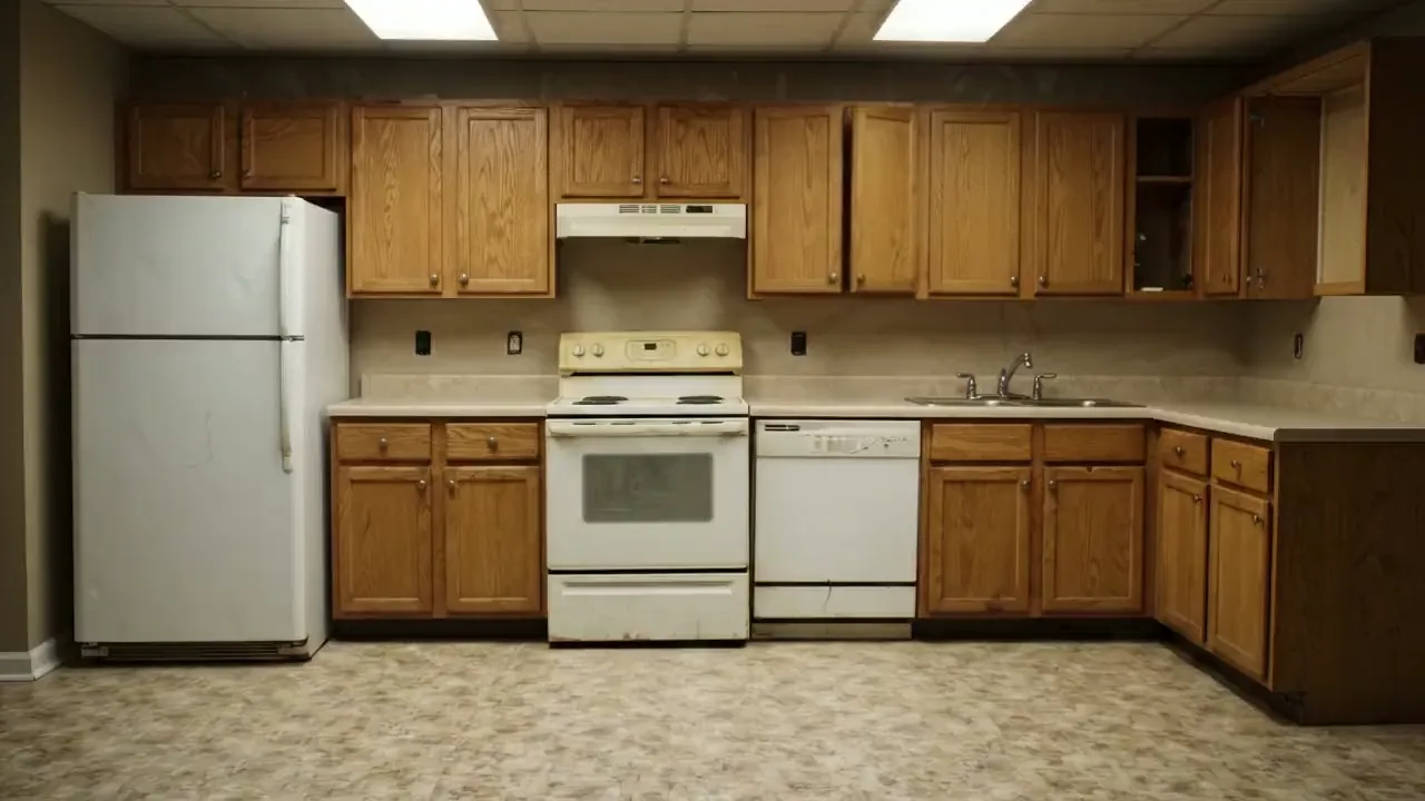 A dated kitchen transformed into a finished luxury kitchen remodel in Arlington, VA